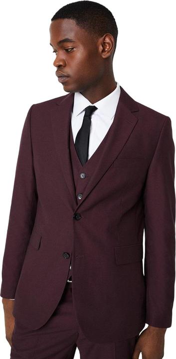 Actual product image Burton Mens Two Button Slim Tailored Suit Jacket (46)