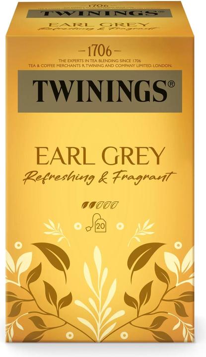 Actual product image Twinings Tea bags Earl Grey 20 pieces, tea type/infusion (85 g)