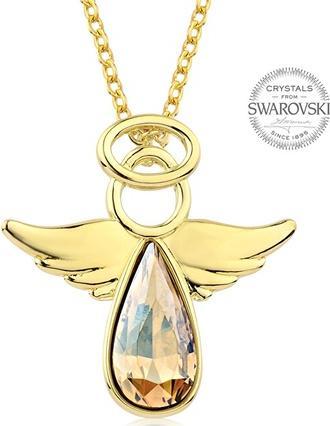 Produktbild Levien Gold-plated necklace with shimmering crystal Angel Rafael (L)