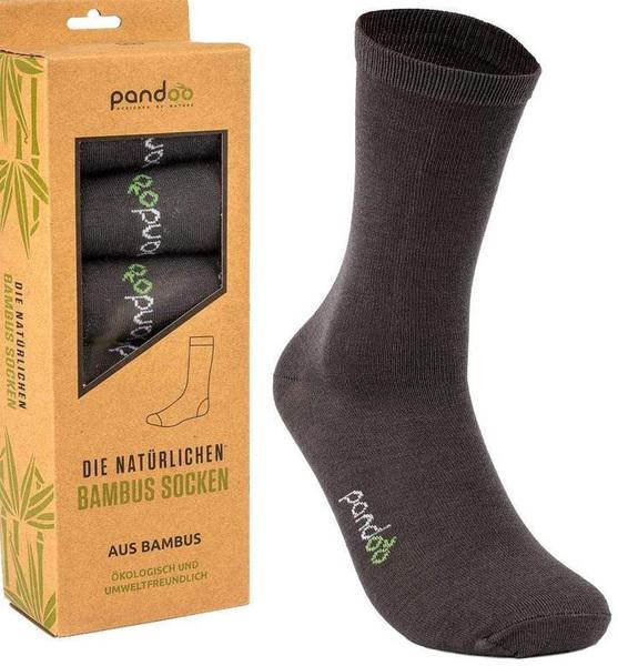 Produktbild Pandoo Bambus-Anzugsocken, 6 Stück, 35-38, grau (6er Pack, 35 - 38)