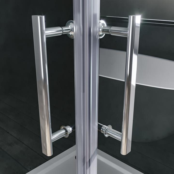 Immagine prodotto SONNI Box doccia angolare 195 cm 100x80x195 cm (195 cm, 100 cm, 195 cm)