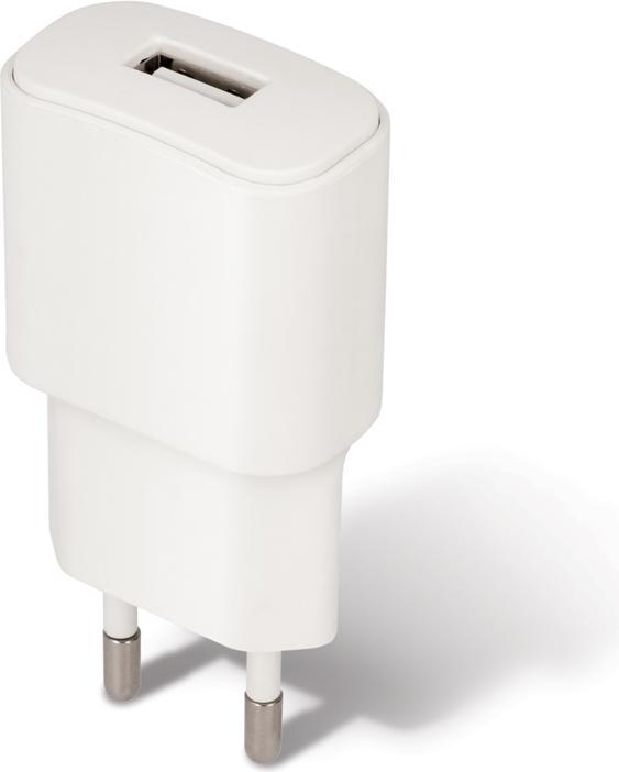 Produktbild Forever TC-01 Ladegerät 1x USB 2A weiss + microUSB-Kabel