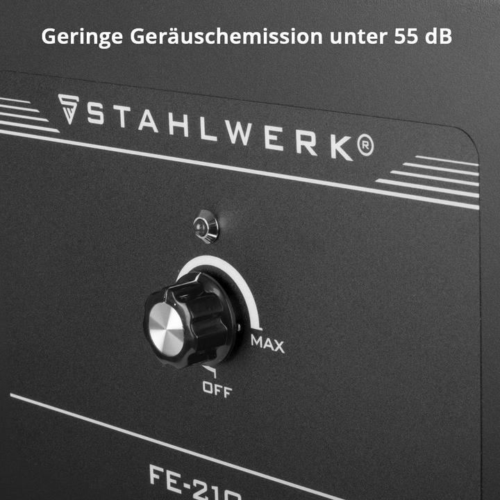 Image du produit Stahlwerk Aspirateur de fumée FE-210 ST avec filtre triple et système d'aspiration 210 W (Système d'aspiration)