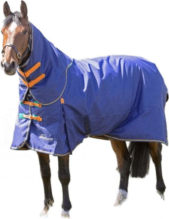Produktbild Shires Highlander Original Pferdedecke mit Nackenschutz (183 cm)