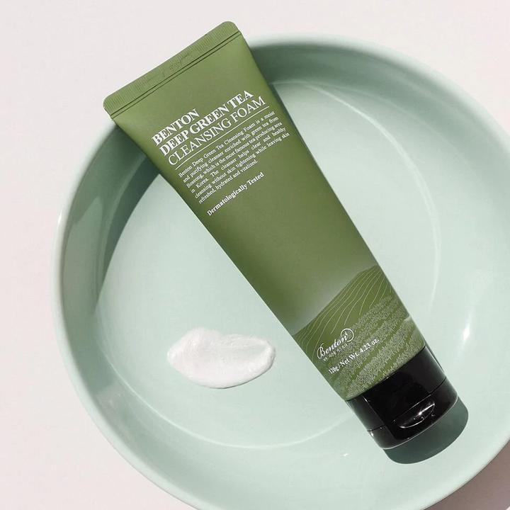 Actual product image Benton deep green tea cleansing foam (Foam, 120 ml)