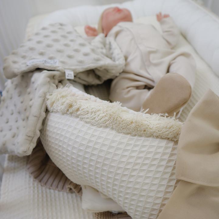 Actual product image Baby-Nest Baby nest Boho|Waffle pique| Beige