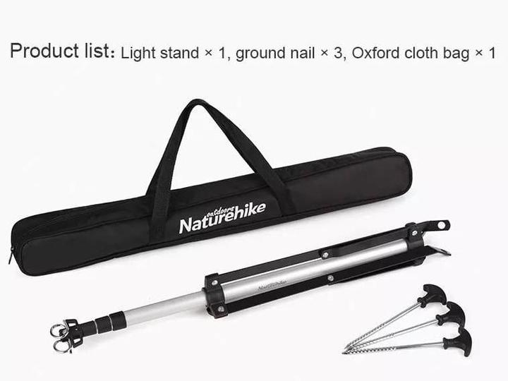 Immagine prodotto Naturehike Outdoor Camping Teleskopständer für Lampe 70-194cm
