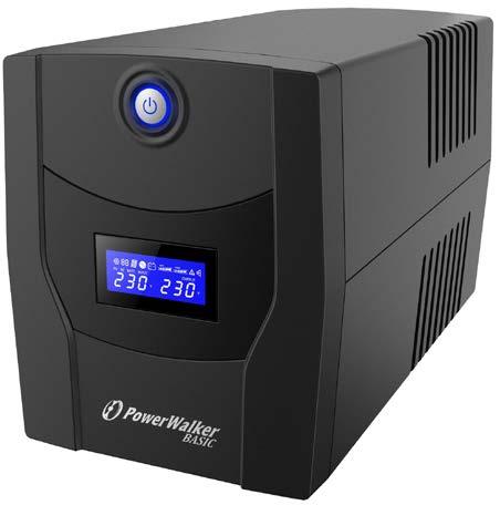 Actual product image Powerwalker VI 1000 STL - Line interactive - 1000 VA - 600 W - Sine - 162 V - 290 V (1000 VA, 600 W, Line-interactive UPS)