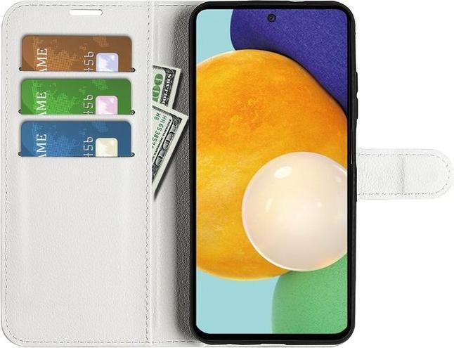Actual product image MU Classic Litchi Leather Bookcover Series (Samsung Galaxy A13)