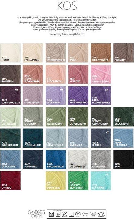 Actual product image Sandnes Garn Kos (120 m)