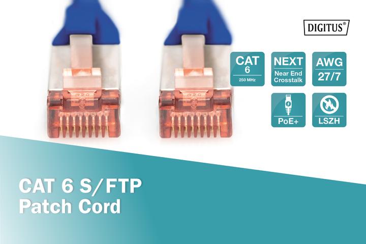 Produktbild Digitus Patchkabel (S/FTP, CAT6, 1 m)