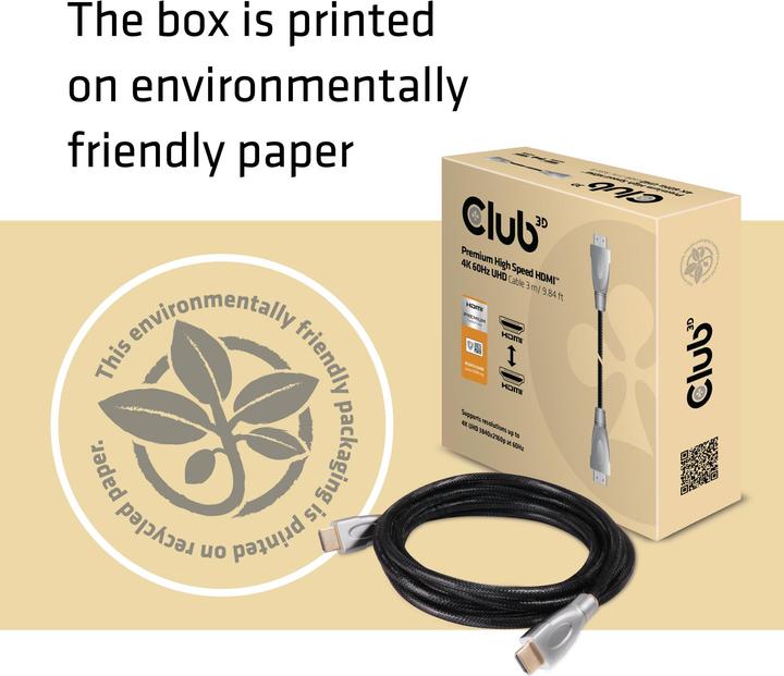 Productafbeelding Club 3D HDMI (Type A) - HDMI (Type A) (3 m, HDMI)