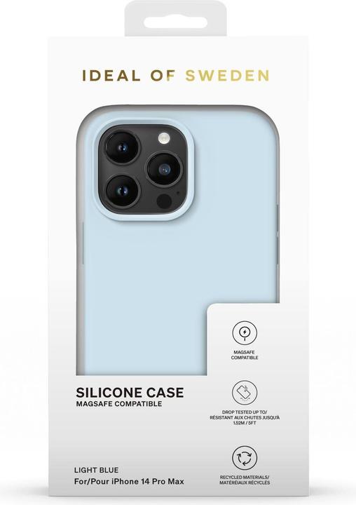 Produktbild iDeal Of Sweden Designer Magsafe Silicone Cover Light Blue (Apple iPhone 14 Pro Max)
