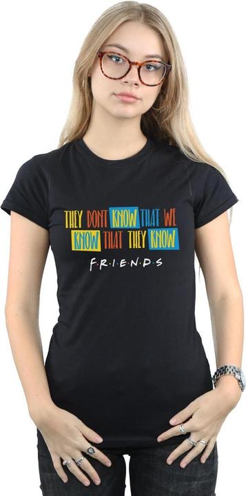 Immagine prodotto Friends They Don't Know Script Maglietta Donna (M)