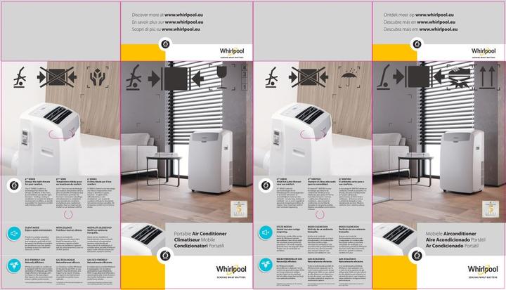 Image du produit Whirlpool PACW212CO (35 m², 12000 BTU/h)