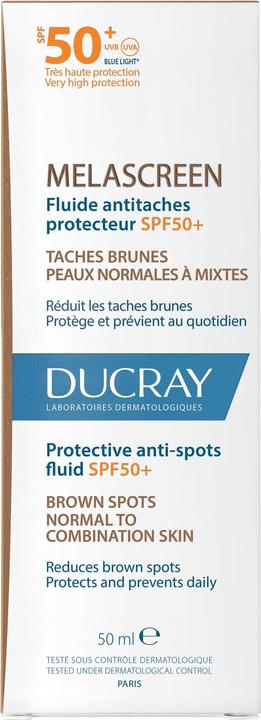 Produktbild Ducray Melascreen Schützendes Fluid gegen Flecken (50 ml, Gesichtsfluid, SPF 50+)