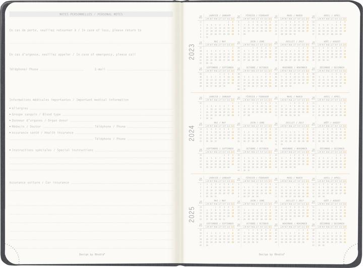 Actual product image Rhodia Webplanner 2024 (A5, Hardcover)