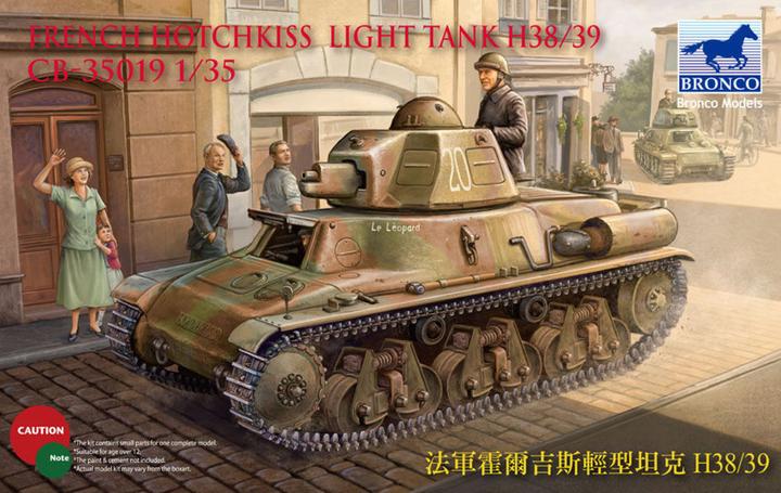 Produktbild Bronco French H38/39 Light tank ( 2 versions)