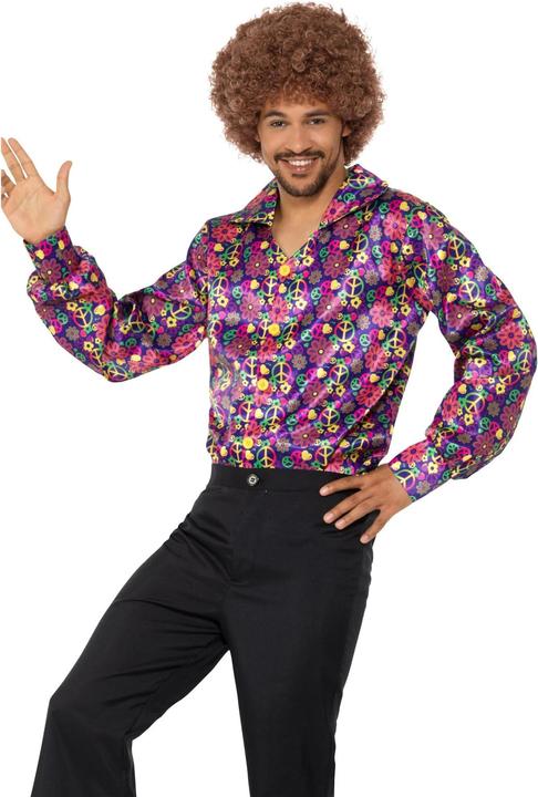 Actual product image Smiffys Mens 60s Psychedelic Shirt (M)