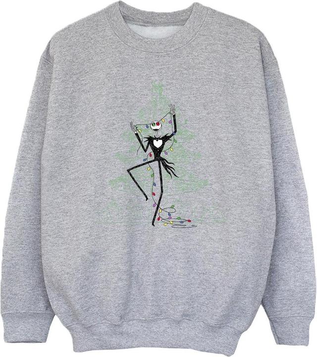 Produktbild Disney The Nightmare Before Christmas Tree Green Sweatshirt Mädchen (140, 146)