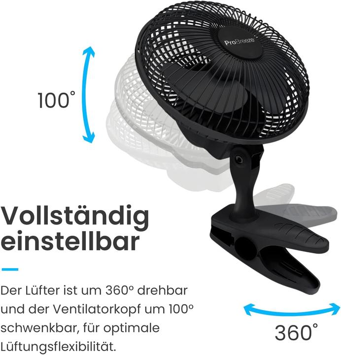 Immagine prodotto Breeze Mini ventilatore con clip (50 dB)