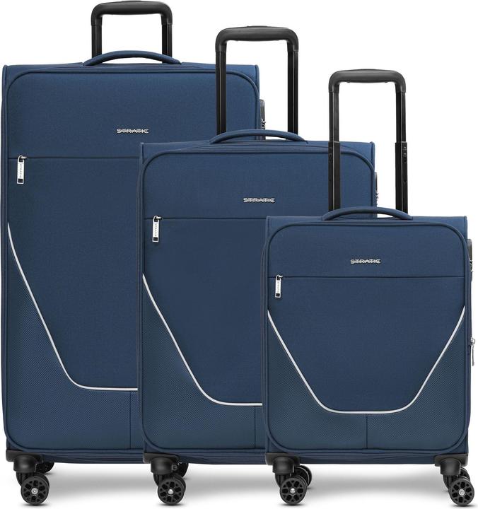 Produktbild Stratic taska 4-Rollen Kofferset 3tlg. mit Dehnfalte (233 l, XL (ab 115l))