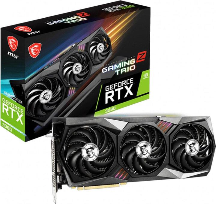 Actual product image MSI GeForce RTX 3080 Gaming Z Trio LHR (10 GB)