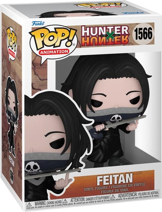 Actual product image Funko Hunter x Hunter POP! animation vinyl figure Feitan 9 cm