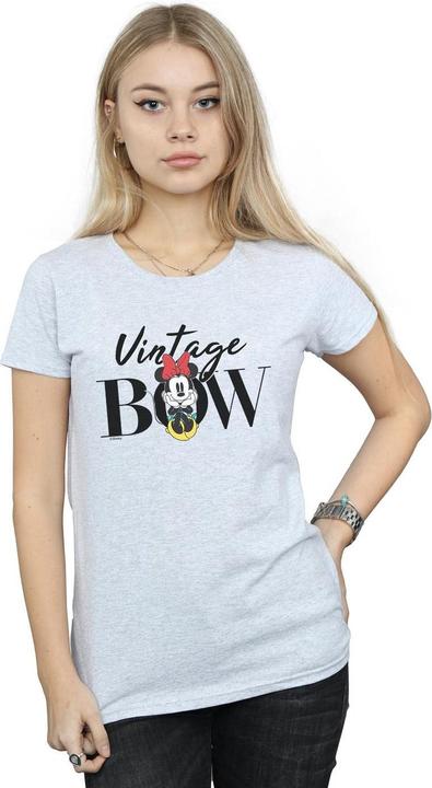 Immagine prodotto Disney Minnie Mouse Vintage Bow Maglietta Donna (S)