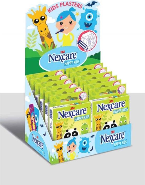Actual product image 3M Display children's plaster Happy Kids Animals 12 pieces (12 x)