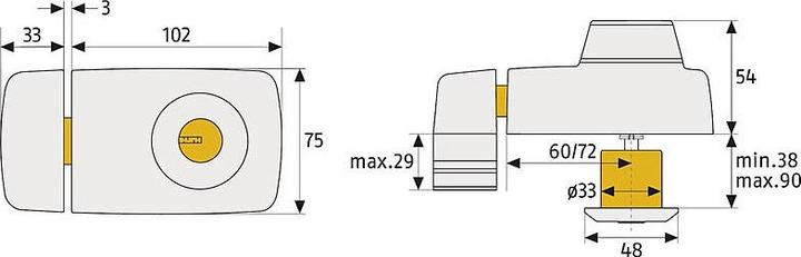 Image du produit Abus 7025 B EK