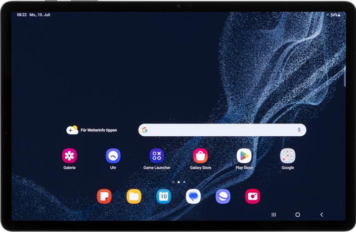 Actual product image Samsung Galaxy Tab S8+ (WLAN only, 12.40", 128 GB, Graphites)
