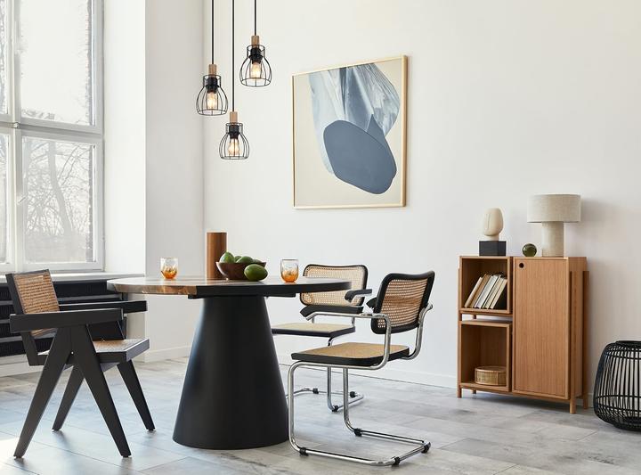 Image du produit Globo Suspension Mina noir mat 3xE27 (E27)