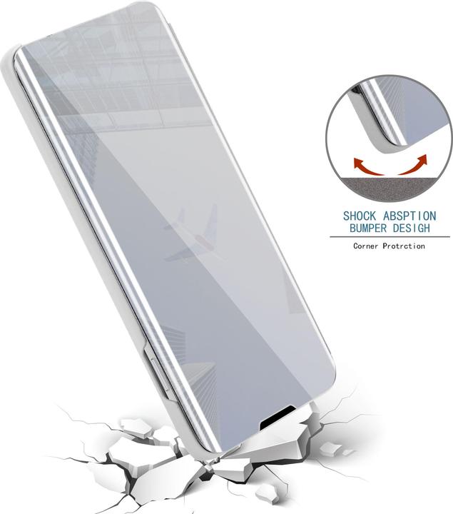 Actual product image Cadorabo Book Smart View Mirror Cover (Apple iPhone 12 Pro Max)