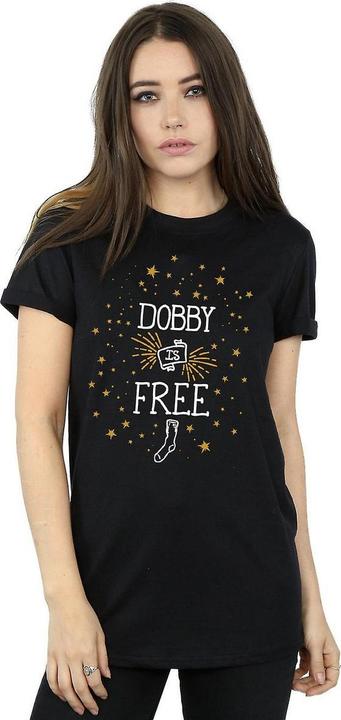 Image du produit Femmes/Femmes Dobby Is Free Cotton Boyfriend T-shirt (S)