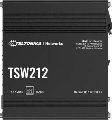 Actual product image Teltonika TSW212 000000 - TSW212, MANAGED NETWORK SWITCH (10 ports)