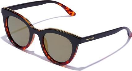 Actual product image Hawkers Unisex Bella Gold Polarized Black Sunglasses