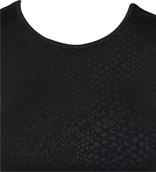 Actual product image Urban Classics Ladies Stretch Pattern Cropped Tee (XL)