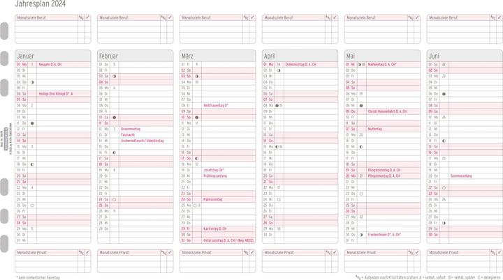 Produktbild Chronoplan Kalender (A5, Deutsch)