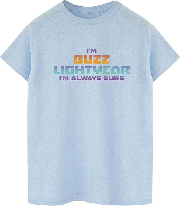 Actual product image Disney Mens Lightyear Always Sure Text T-Shirt (M)