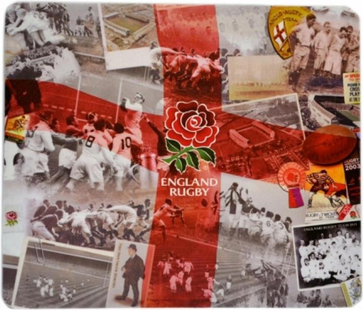 Actual product image England Rugby England Rfu Official Rugby Football Retro Computer Mouse Pad