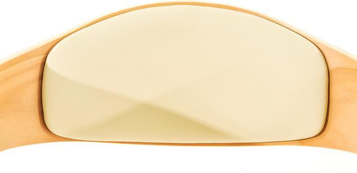 Image du produit CLP Lot de 2 tabourets de bar Kingston en similicuir, natura/crème