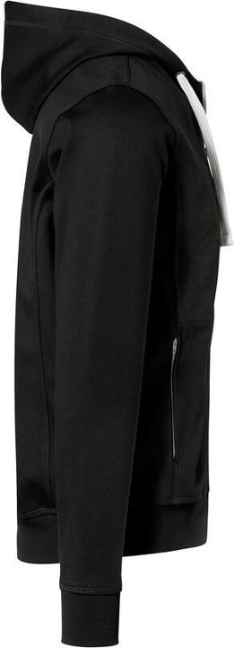 Image du produit Hakro Veste à capuche Bonded noir/argent, L (L)