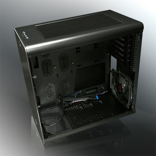 Actual product image Raijintek THETIS Midi Tower (ATX, mATX, Mini-ITX)