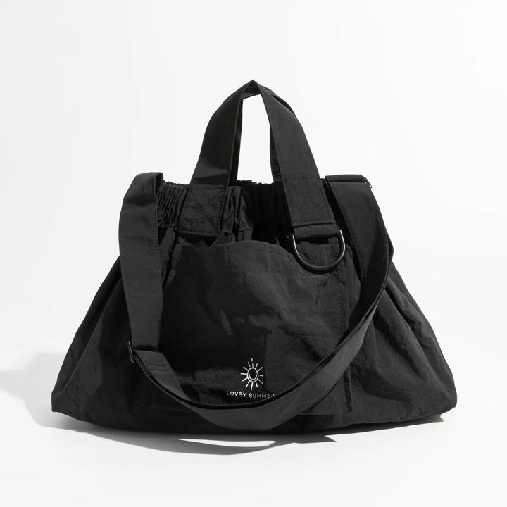 Produktbild Only-Bags.Store Nylon Solid Farbe Umhängetasche Einfache kleine Hobo Handtasche Stylish Nylon Leichtgewicht Tote