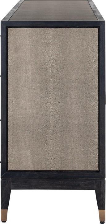 Actual product image Richmond Interiors Sideboard Bloomingville black gold brushed 193 (193 x 45 x 86 cm)