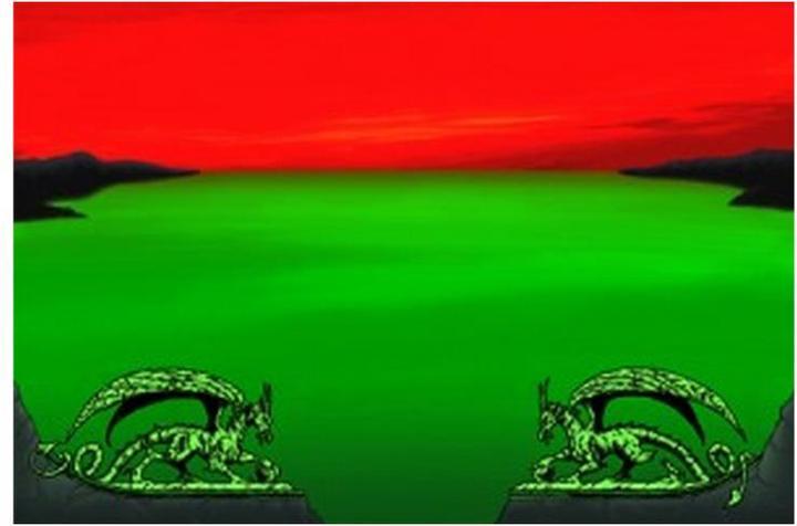 Image du produit Arcane Tinman ART20150 - Dragon Shield : Tapis de jeu Red Zone, tapis de jeu antidérapant