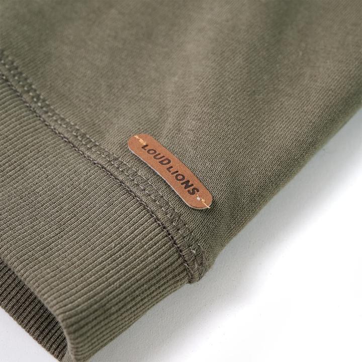 Immagine prodotto VidaXL Maglia con cappuccio da bambino kaki 140,Materiale: 92% cotone. 8 (140)