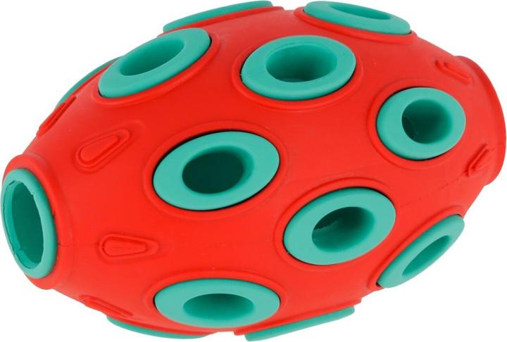 Actual product image Kerbl ToyFastic, dog toy chew toy, fillable tooth-friendly Rugby (Dog chew toy)