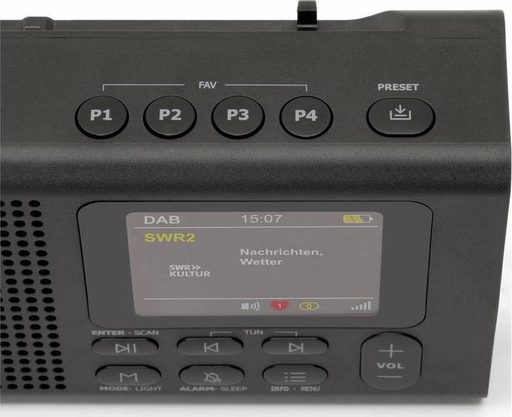 Produktbild Dynavox Weltempfänger DAB+, FM Bluetooth®, DAB+ Schwarz (FM, DAB+, Bluetooth)